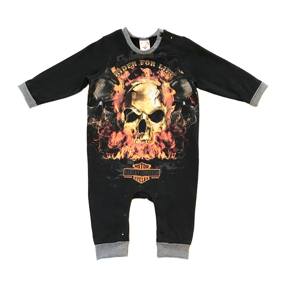 Rework Harley Davidson Jumpsuit - size 0 (6-12 months)