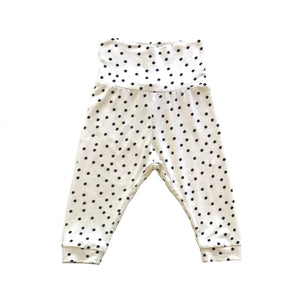 Rework Ivory Polka Dot Joggers