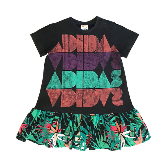 Rework Adidas Dress - size 0 (6-12 months)