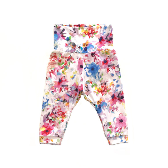 Rework Floral Print Joggers - size 000 (0-3 months)