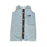 Rework Denim Woven Romper - size 0 (6-12 months)