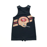 Rework San Fransisco 49ers Sleeveless Romper - size 00 (3-6 months)