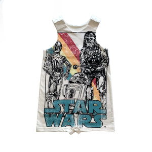 Rework Star Wars Sleeveless Romper - size 3