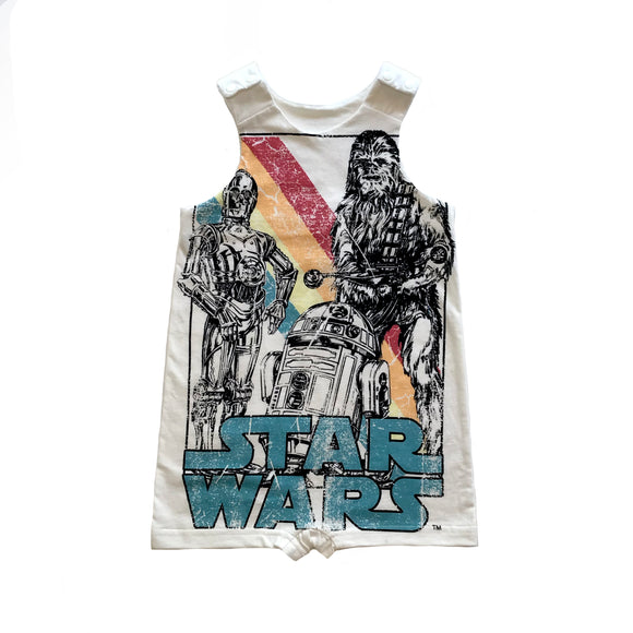 Rework Star Wars Sleeveless Romper - size 3