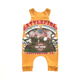 Rework Harley Davidson Sleeveless Jumpsuit - size 00 (3-6 months)