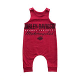 Rework Harley Davidson Sleeveless Jumpsuit - size 0 (6-12 months)