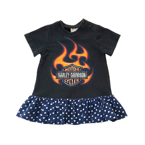 Rework Harley Davidson Dress - size 000 (0-3 months)