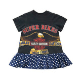 Rework Harley Davidson Dress - size 000 (0-3 months)