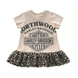 Rework Harley Davidson Dress - size 00 (3-6 months)