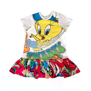 Rework Tweety Dress - size 3