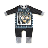 Rework Wolf Jumpsuit - size 000 (0-3 months)