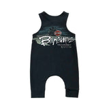 Rework Harley Davidson Sleeveless Jumpsuit - size 000 (0-3 months)