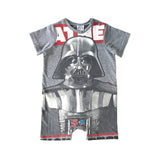 Rework Darth Vader Romper - size 00 (3-6 months)