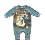 Rework Wildlife Jumpsuit - size 0 (6-12 months)