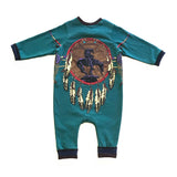 Rework Feather Jumpsuit - size 0 (6-12 months)